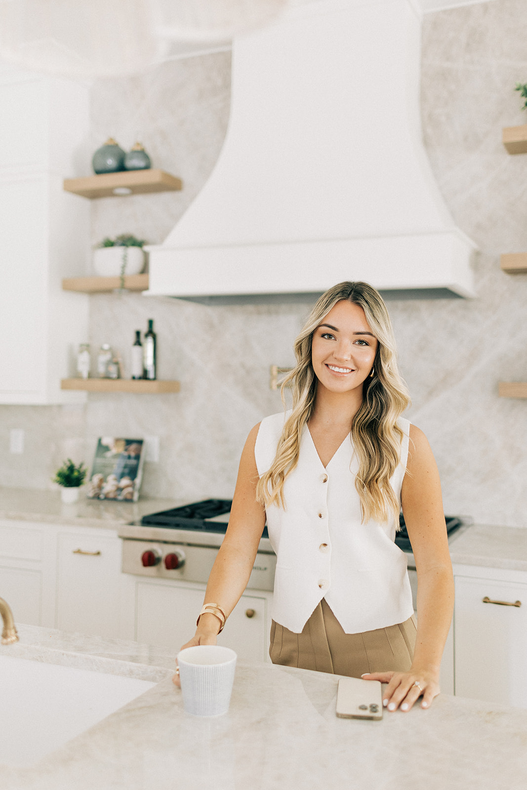 michele barone in a styled home palm beach FL